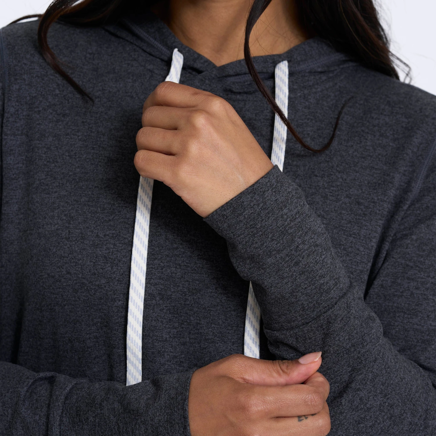 Halo Essential Hoodie | Charcoal Heather - Image 7