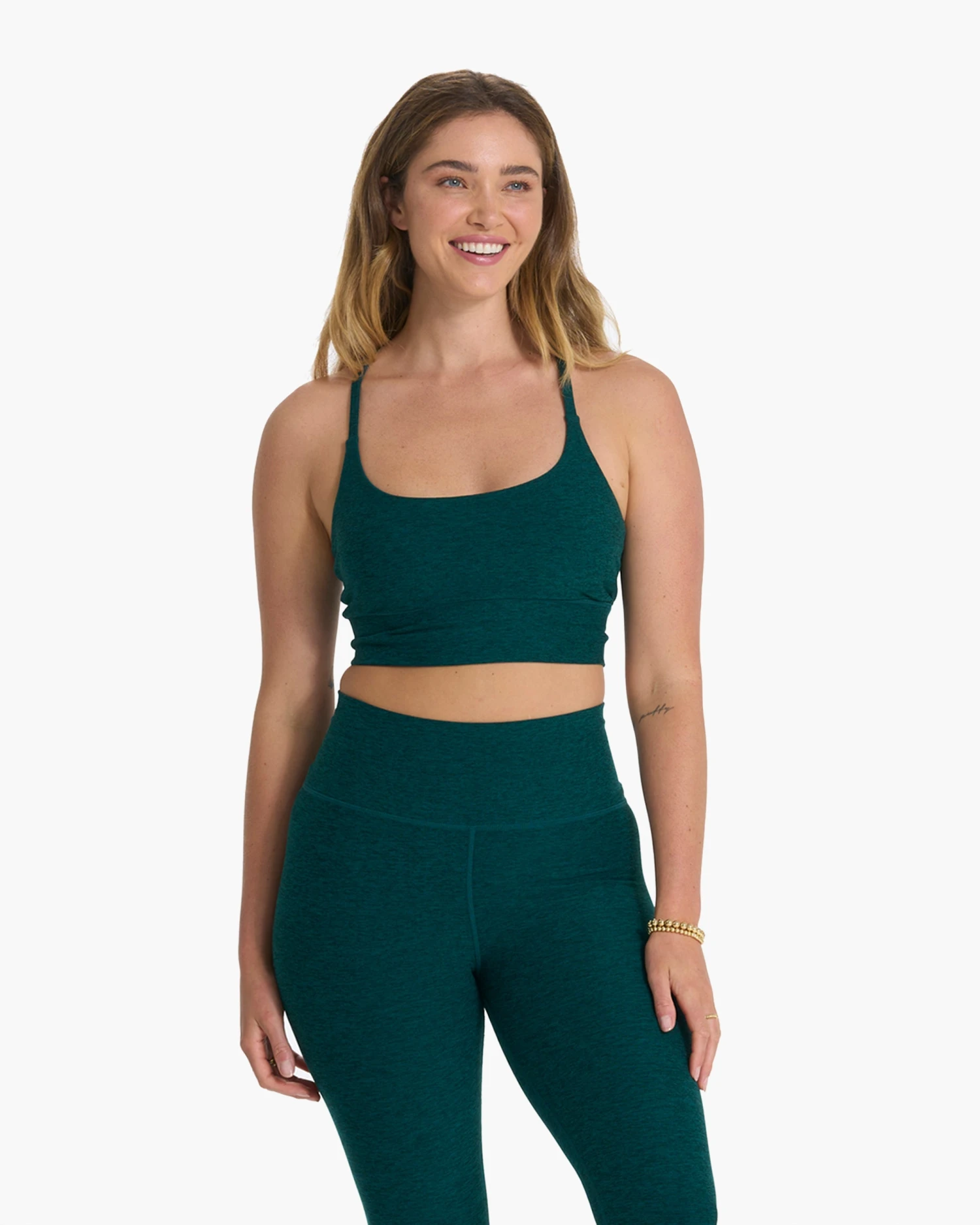 Long Line Elevation Bra | Jade Heather