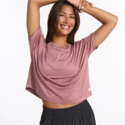 Energy Tee | Marsala Heather