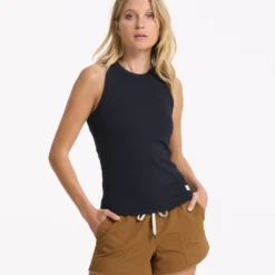 Sunrise High Neck Tank | Black