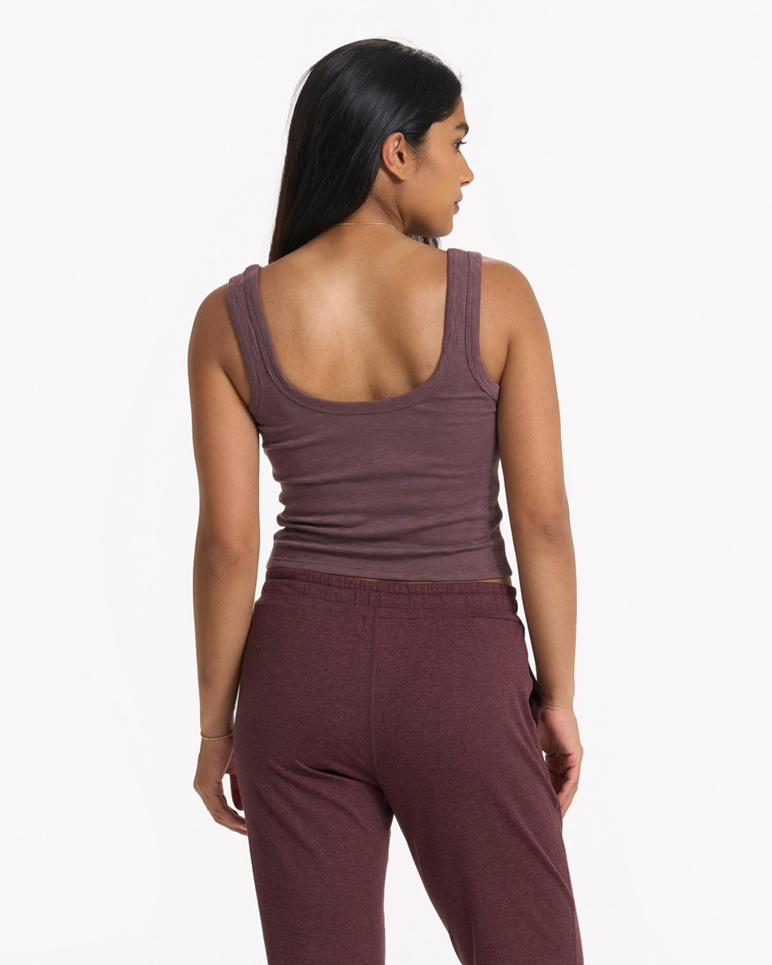 Sunrise Crop Tank | Chestnut - Image 3