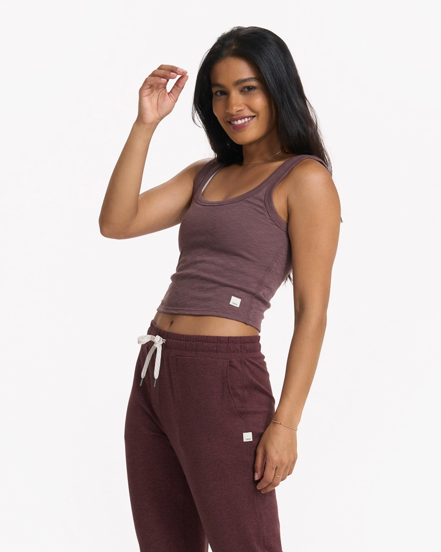 Sunrise Crop Tank | Chestnut - Image 2