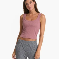 Sunrise Crop Tank | Marsala