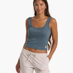 Sunrise Crop Tank | Stone