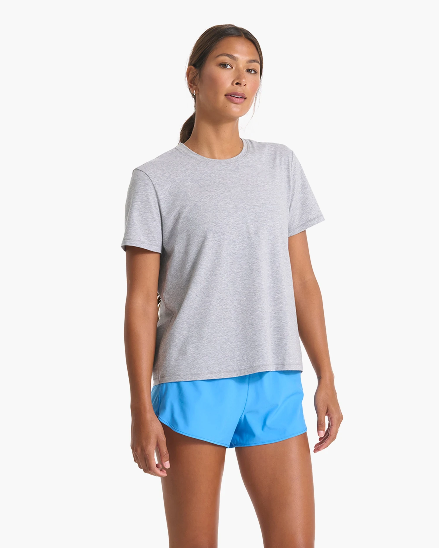 Feather Tee | Heather Grey - Image 2
