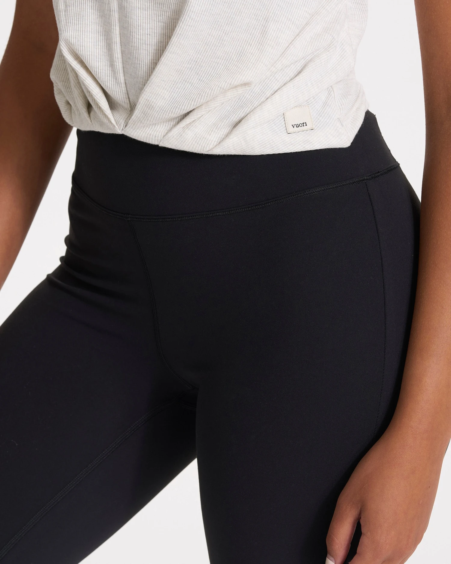 Cove High Neck Tank | White Heather - Image 3