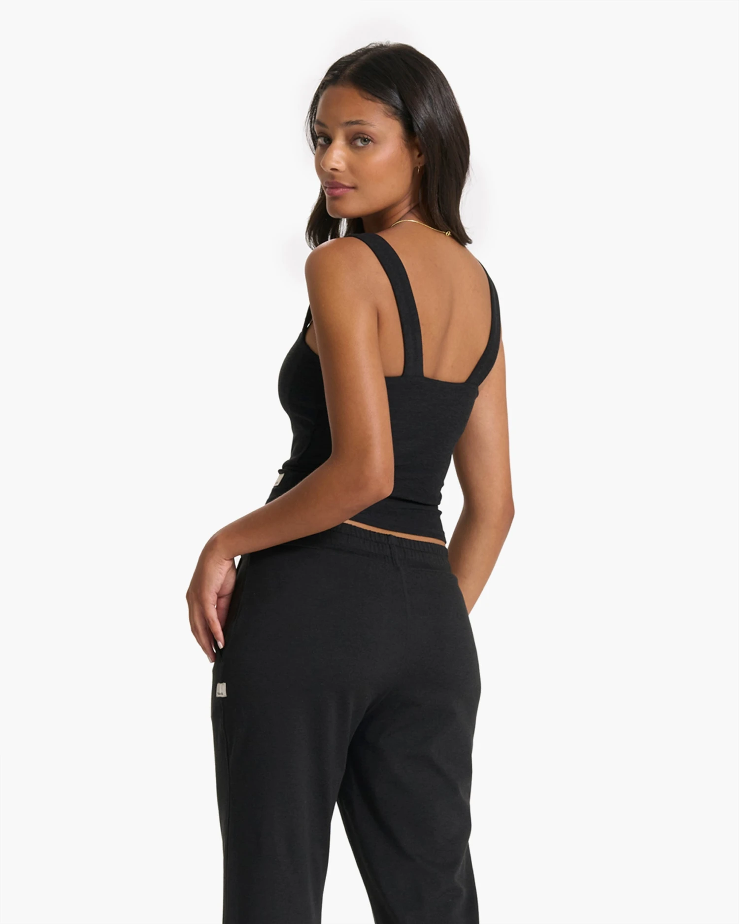 Elevation Square Neck Tank | Black Heather - Image 5