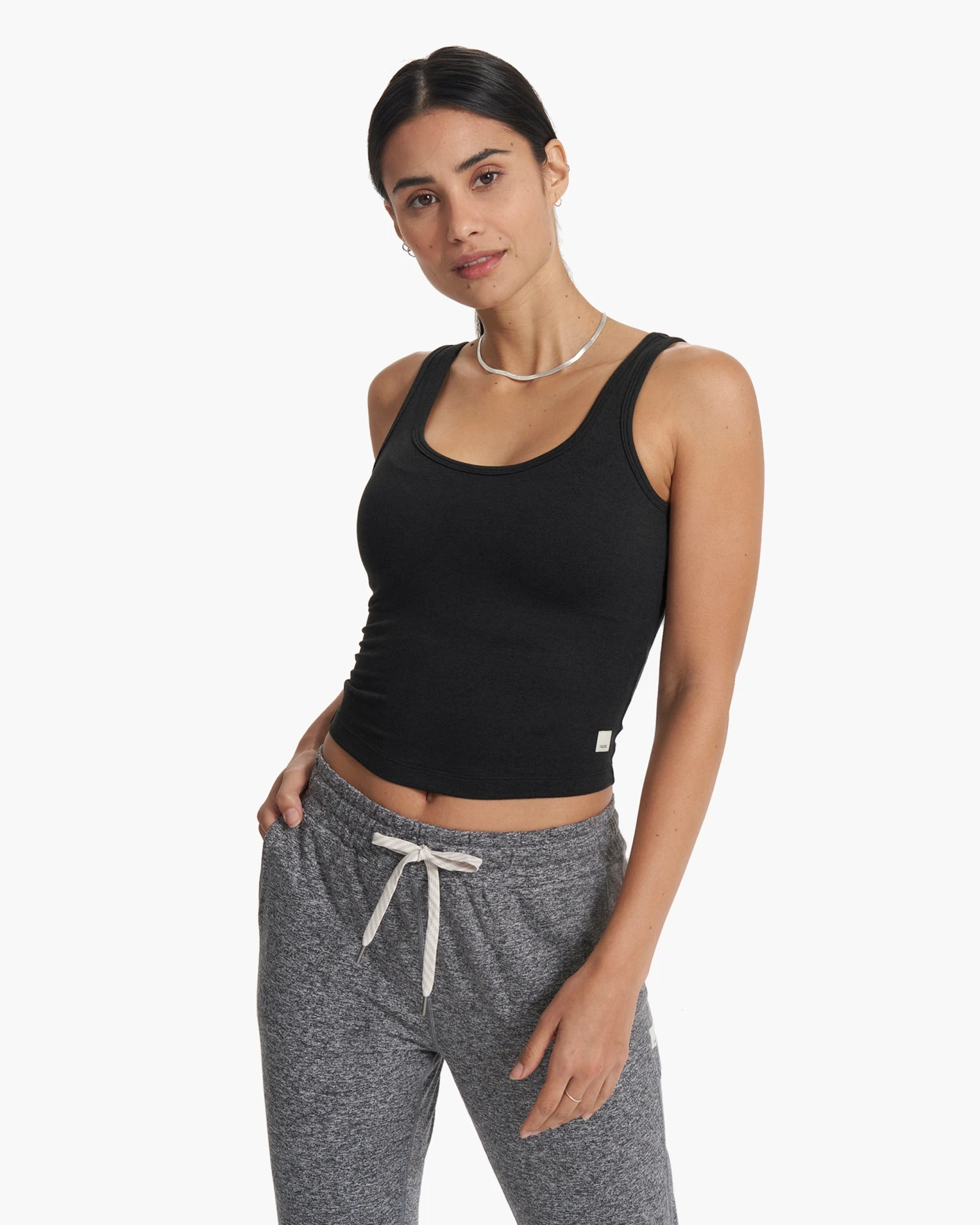 Halo Essential Tank | Black Heather