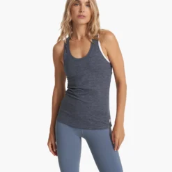 Lux Performance Tank | Azure Heather
