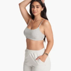 Halo Essential Bra | Pale Grey Heather