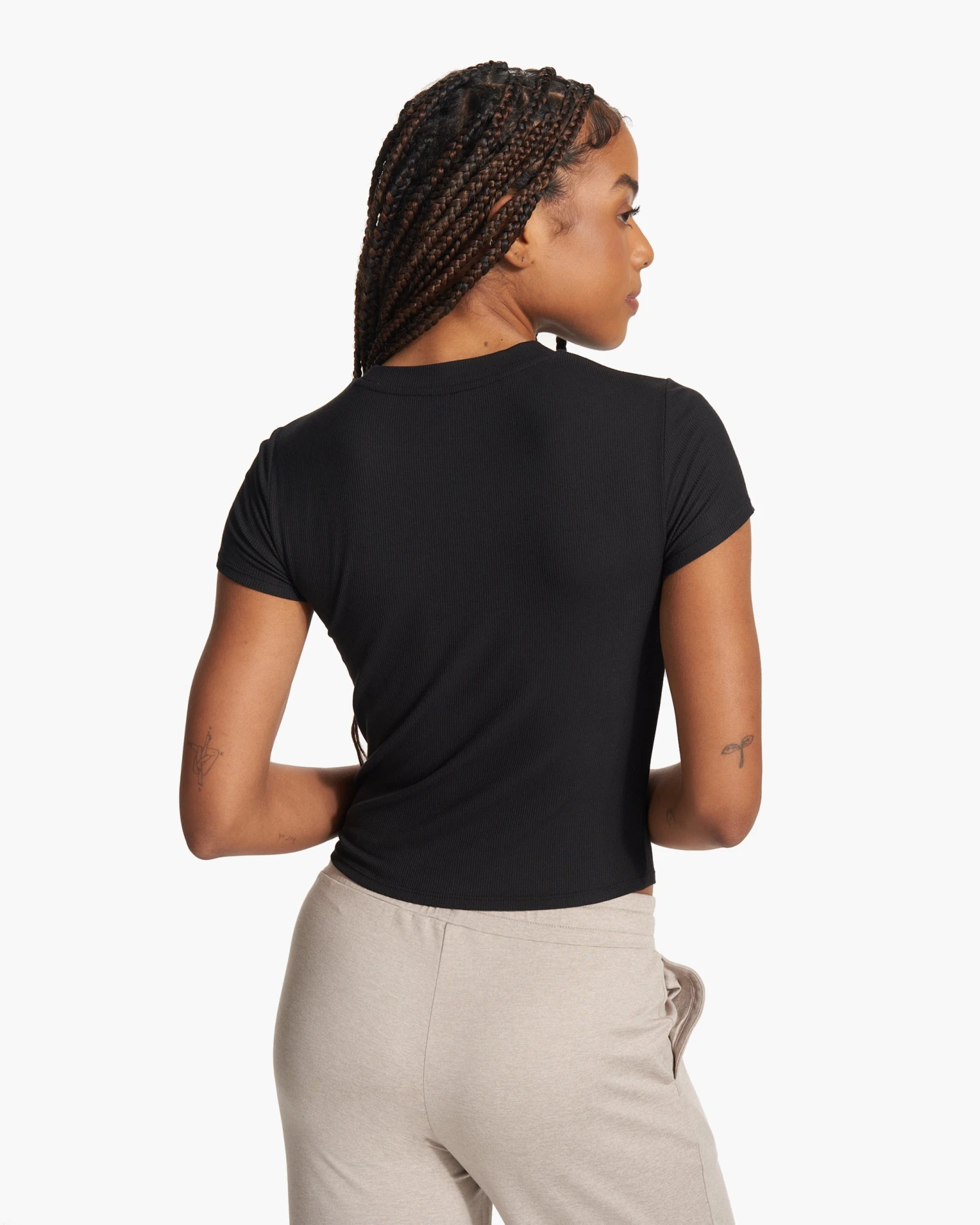 Cove Cut Out Tee | Black - Image 2