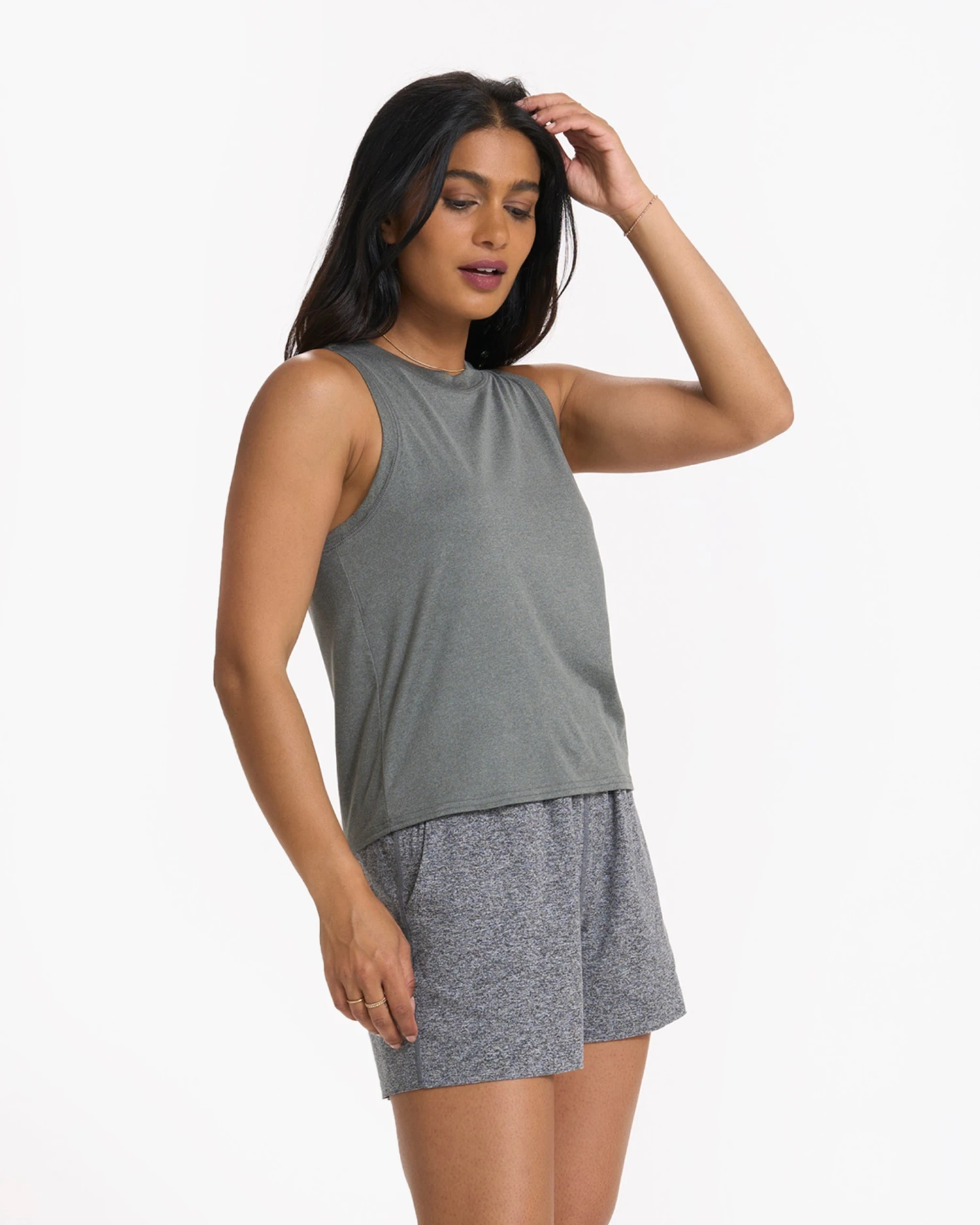 Energy Top | Dark Dusty Pine Heather - Image 4