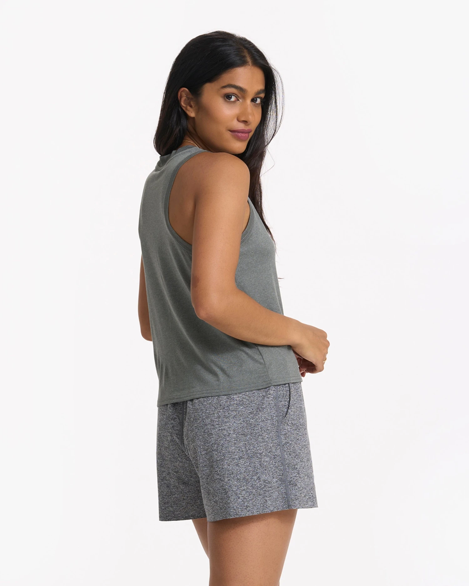 Energy Top | Dark Dusty Pine Heather - Image 2