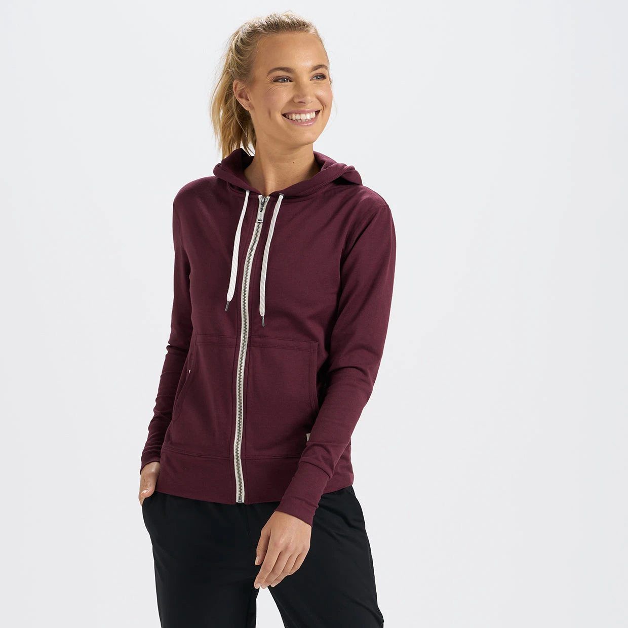 Halo Performance Hoodie | Cerise Heather