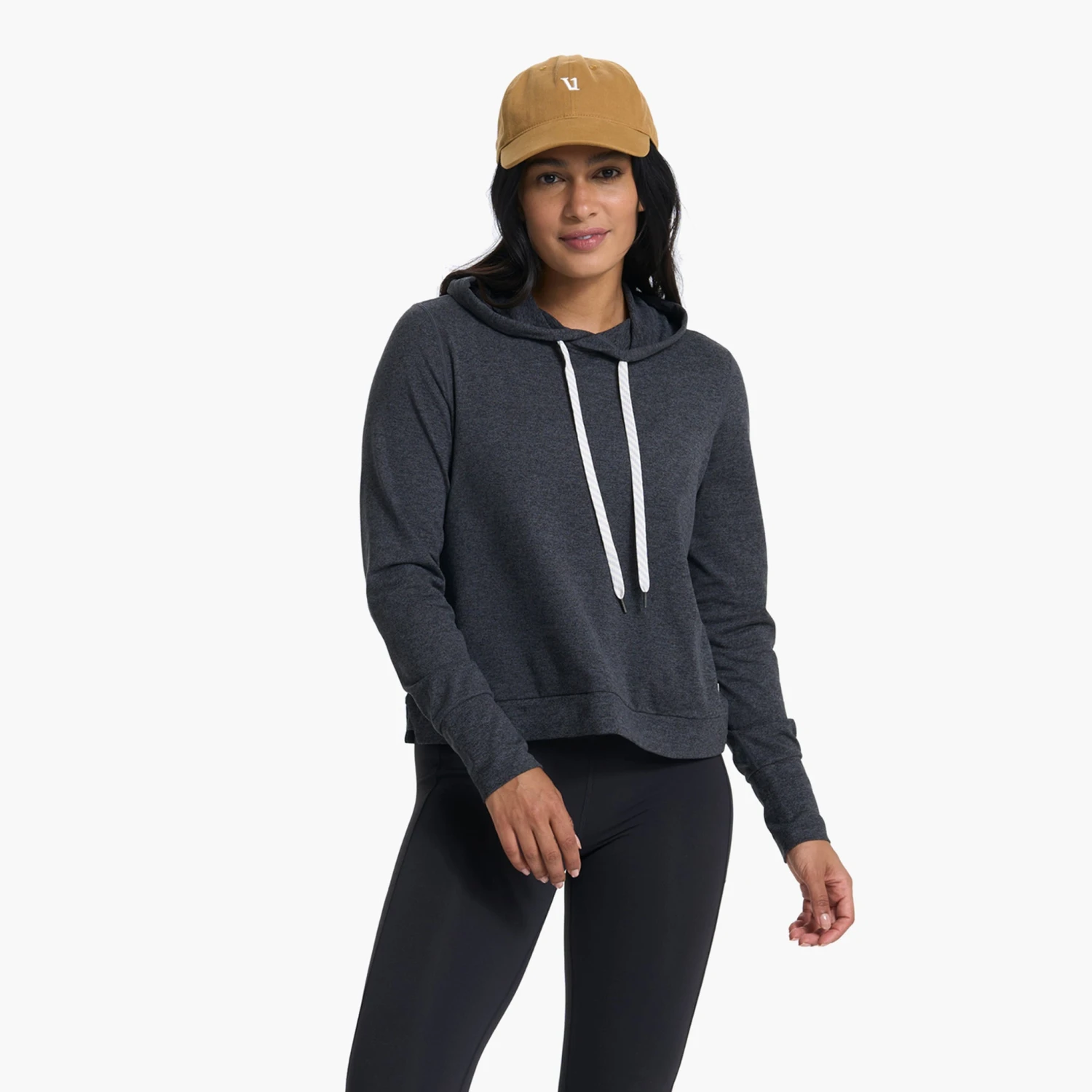 Halo Essential Hoodie | Charcoal Heather - Image 2