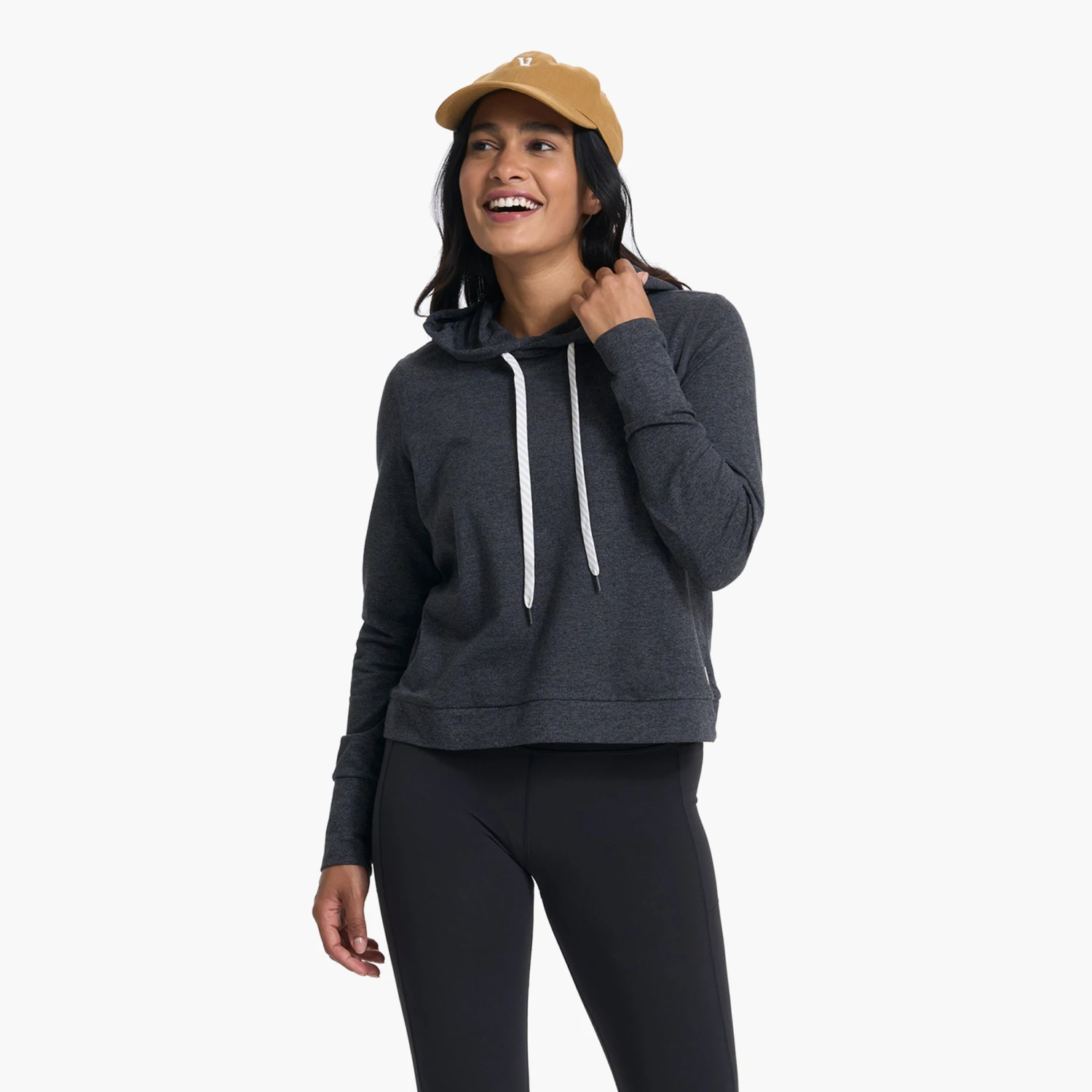 Halo Essential Hoodie | Charcoal Heather - Image 3