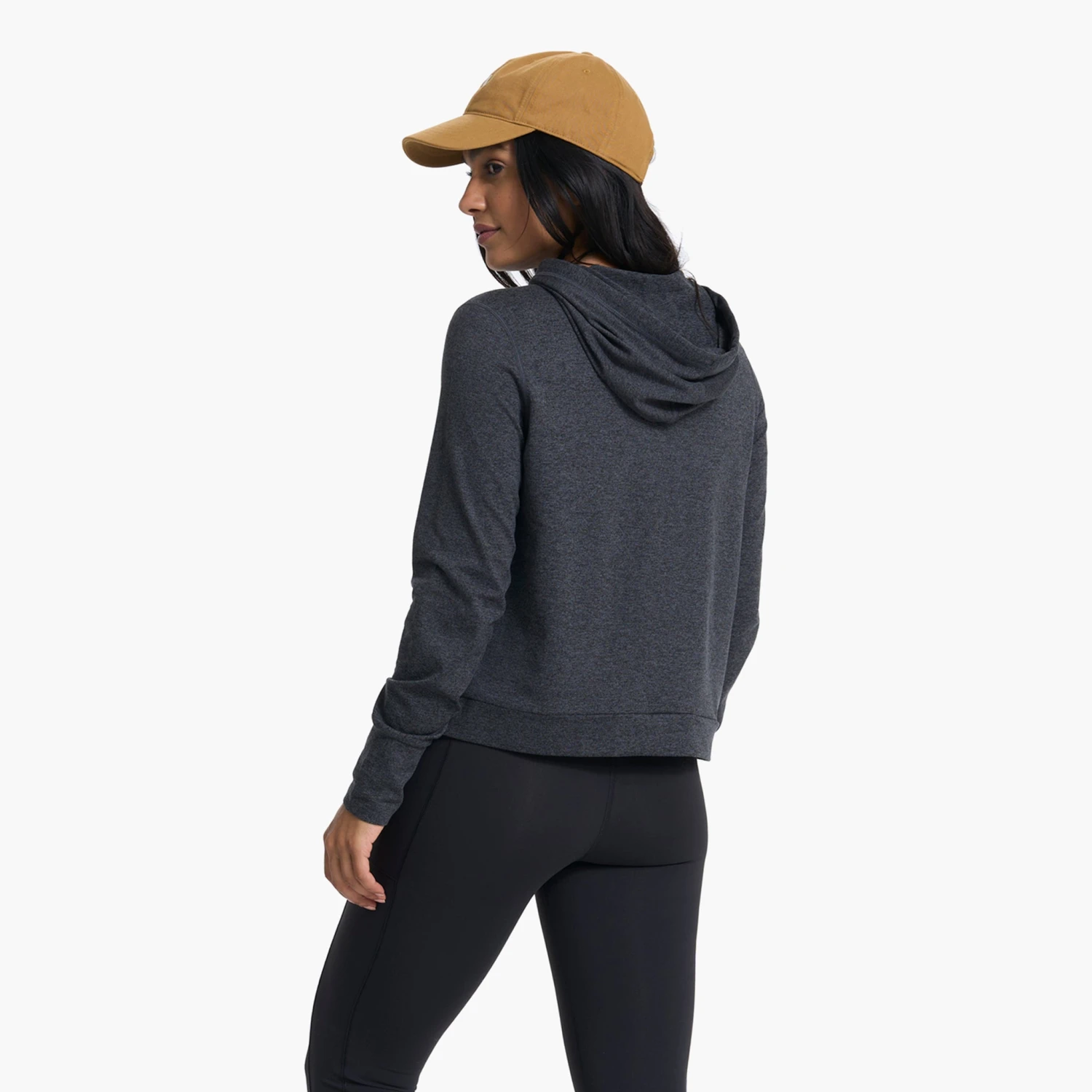 Halo Essential Hoodie | Charcoal Heather - Image 4