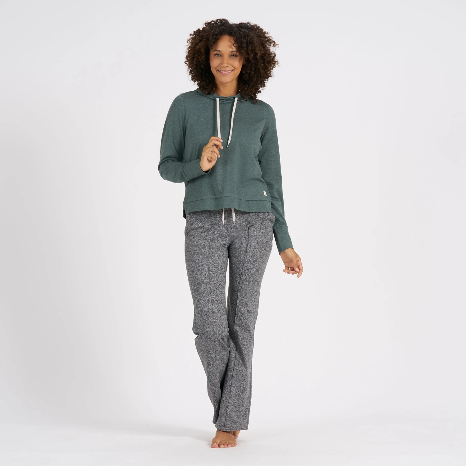 Halo Essential Hoodie | Kelp Heather - Image 4