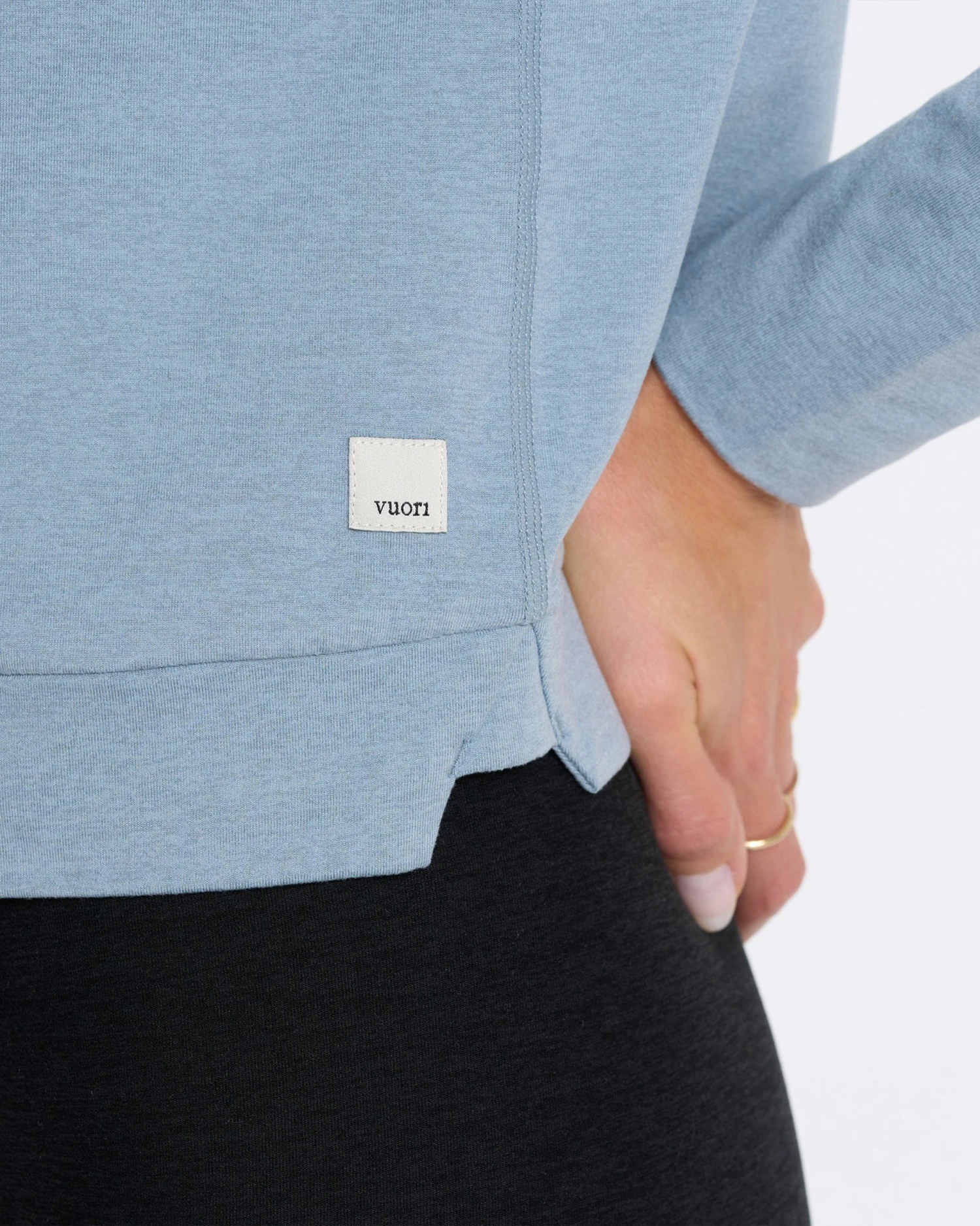 Halo Essential Hoodie | Light Cloud Heather - Image 3