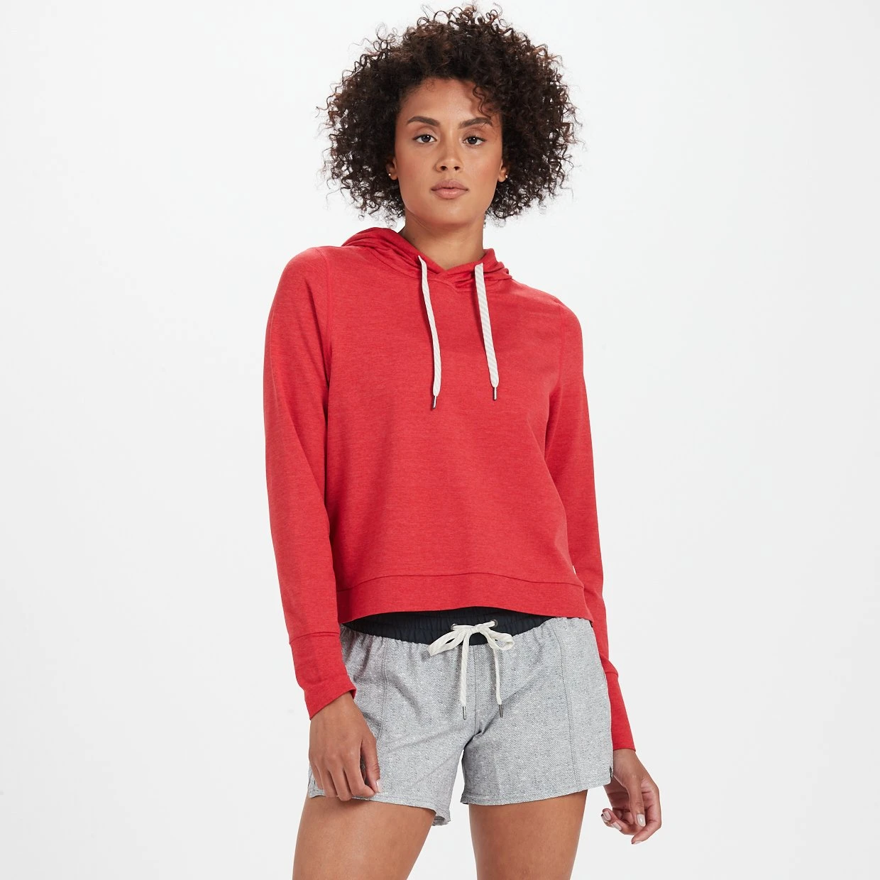 Halo Essential Hoodie | Melon Heather - Image 2