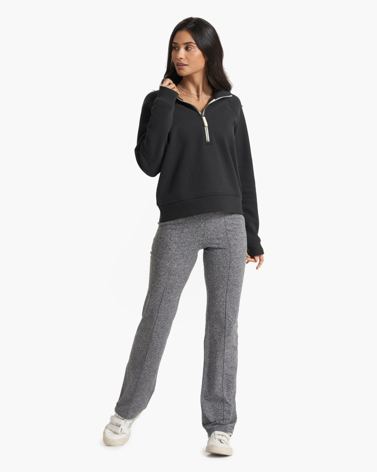 Restore Half Zip | Washed Black - Image 5