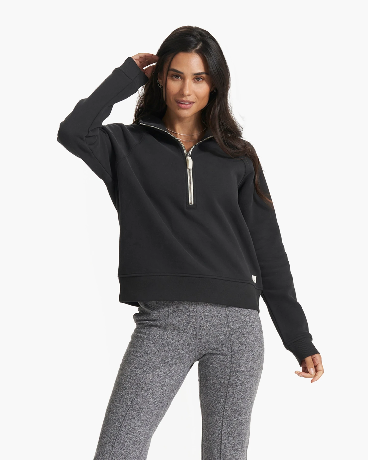 Restore Half Zip | Washed Black - Image 2