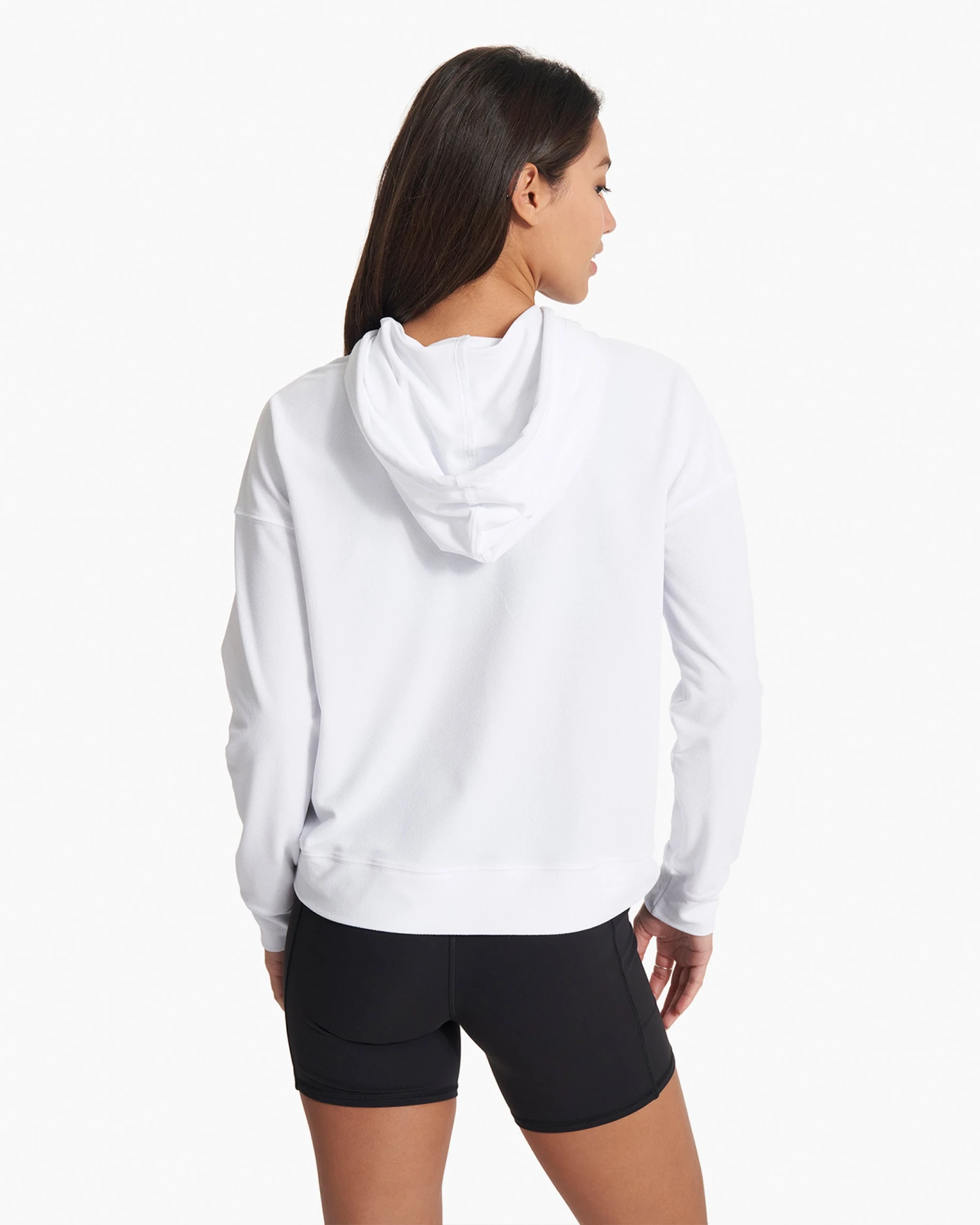 Terry UPF Hoodie | White - Image 4