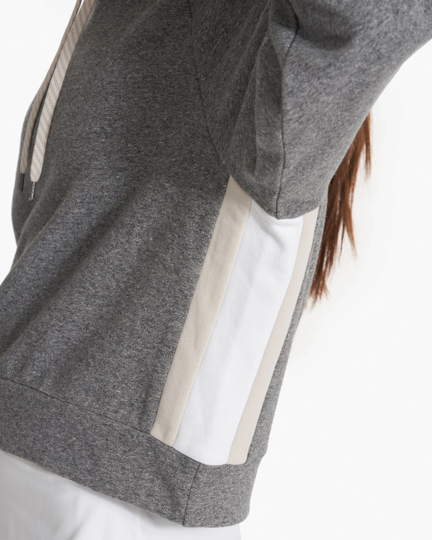 Colorblock Hoodie | Heather Grey - Image 6