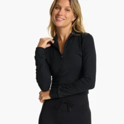 Studio Half Zip | Black