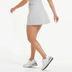 Halo Performance Skirt | Pale Grey Heather