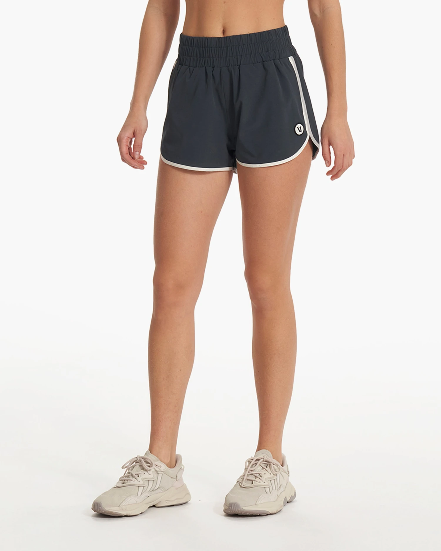 Cardiff Short | Charcoal Color Block
