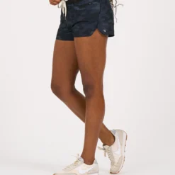 Clementine Short | Black Watercolor Camo