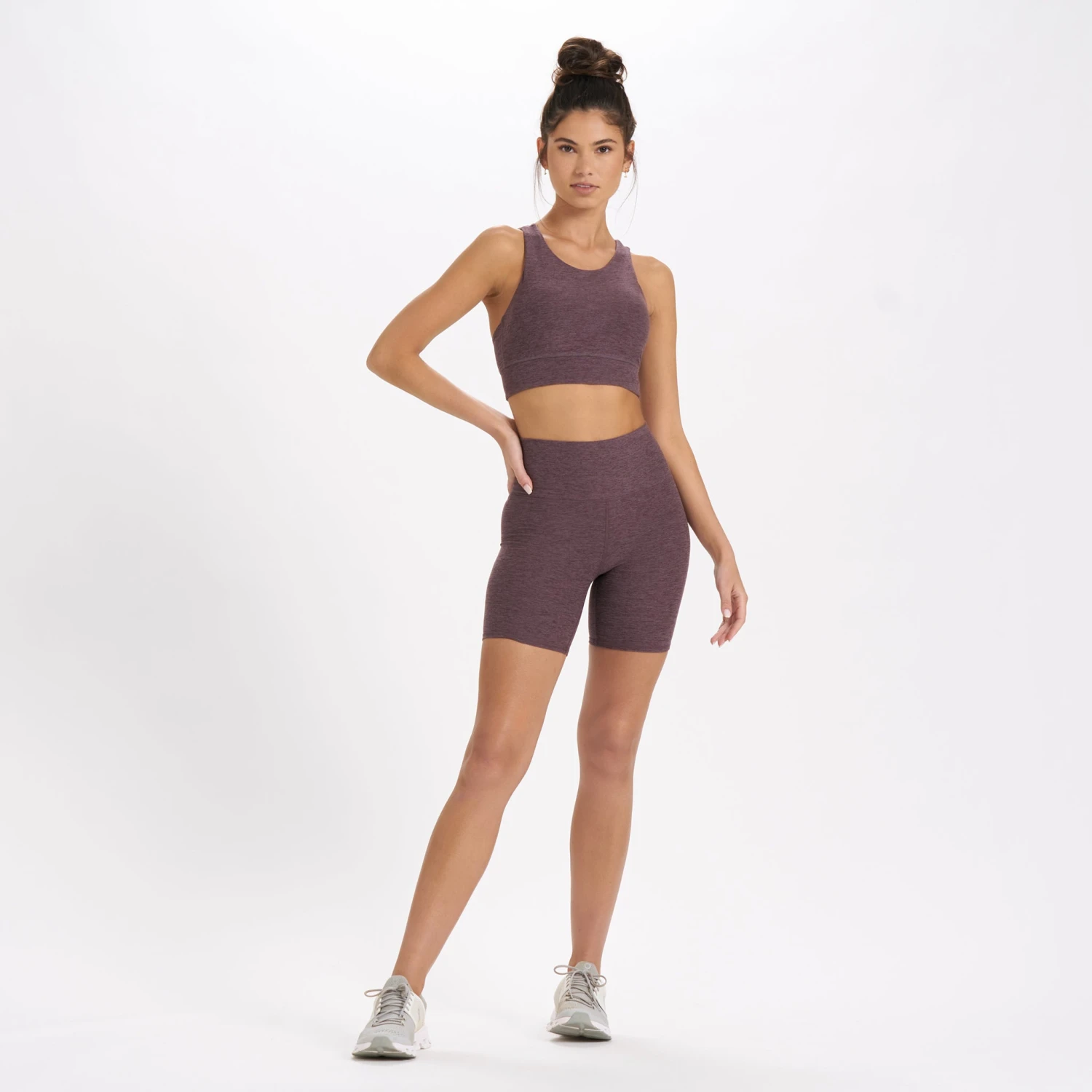 Clean Elevation Shorty | Smoked Plum Heather - Image 4