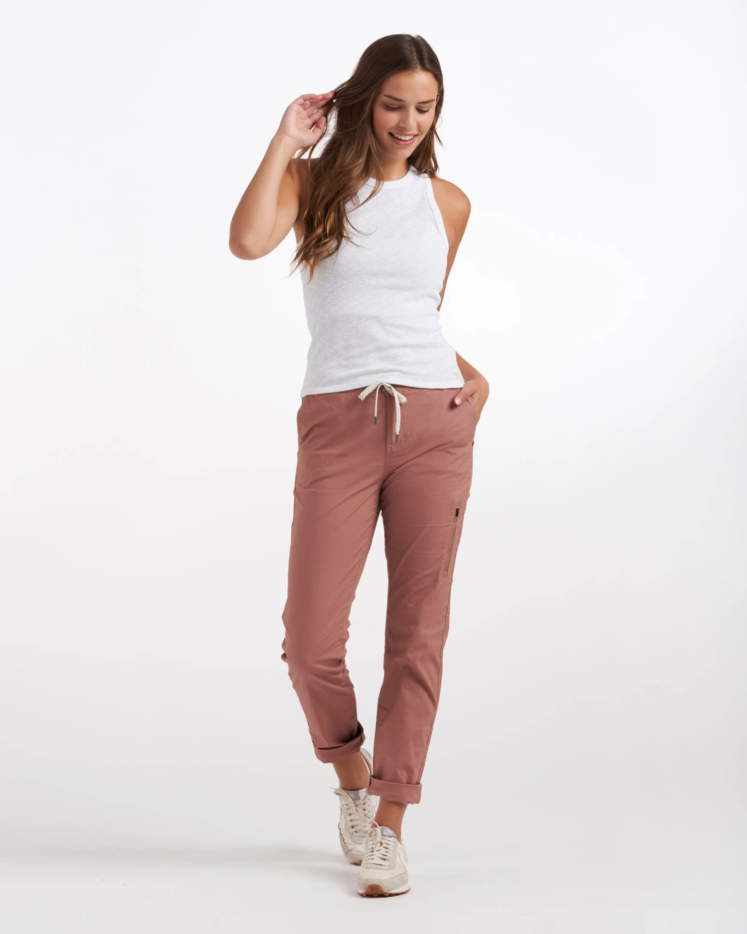 Womens Ripstop Pant - Long | Light Terracotta - Image 5