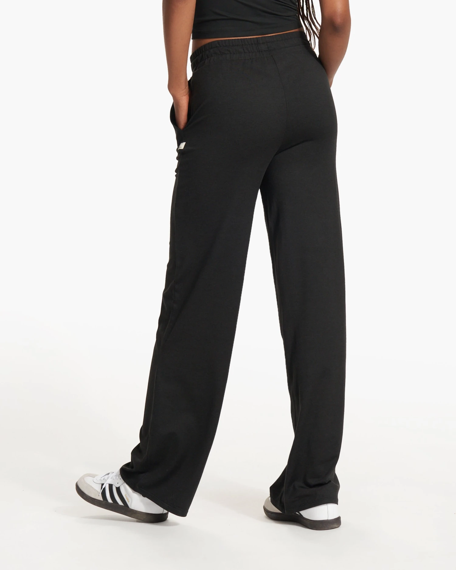 Halo Essential Wideleg - Long | Black Heather - Image 4