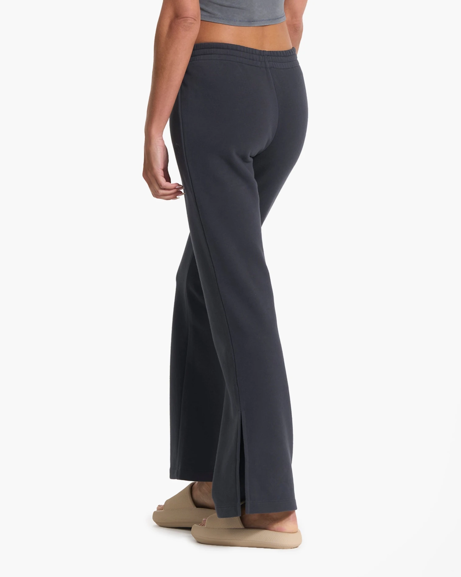 Sedona Wideleg Sweatpant | Charcoal - Image 4