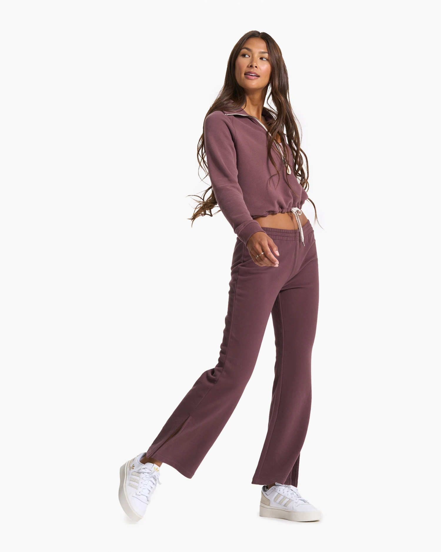 Sedona Wideleg Sweatpant | Chestnut - Image 6