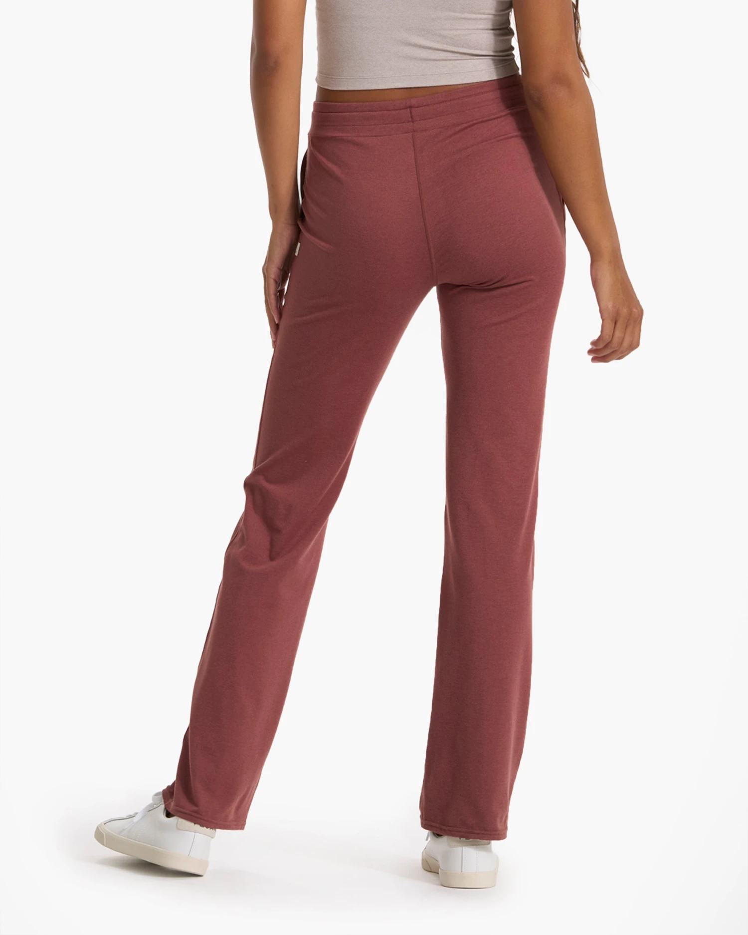 Halo Wide Leg Flare Pant | Rosewood Heather - Image 6
