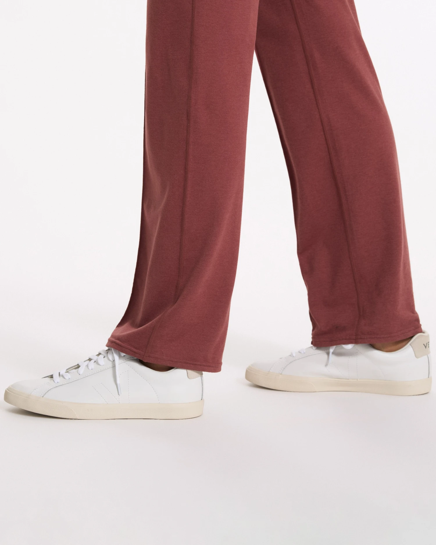 Halo Wide Leg Flare Pant | Rosewood Heather - Image 10