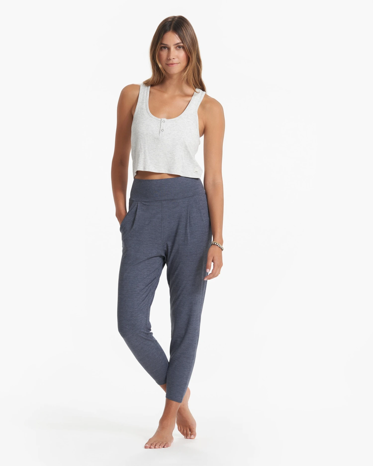 Lux At Ease Pant | Azure Heather - Image 4