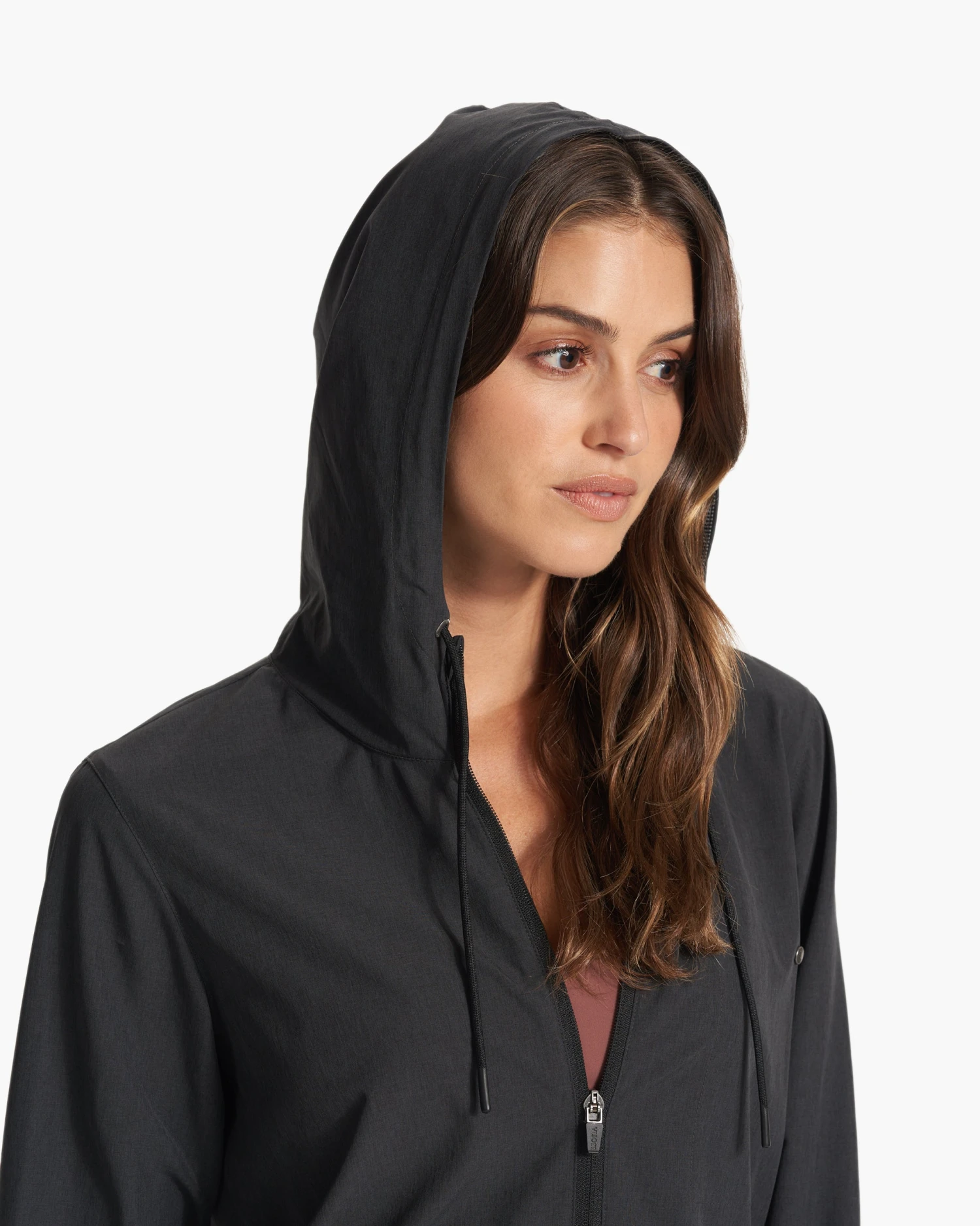 Womens Outdoor Trainer Shell | Black Heather - Image 6