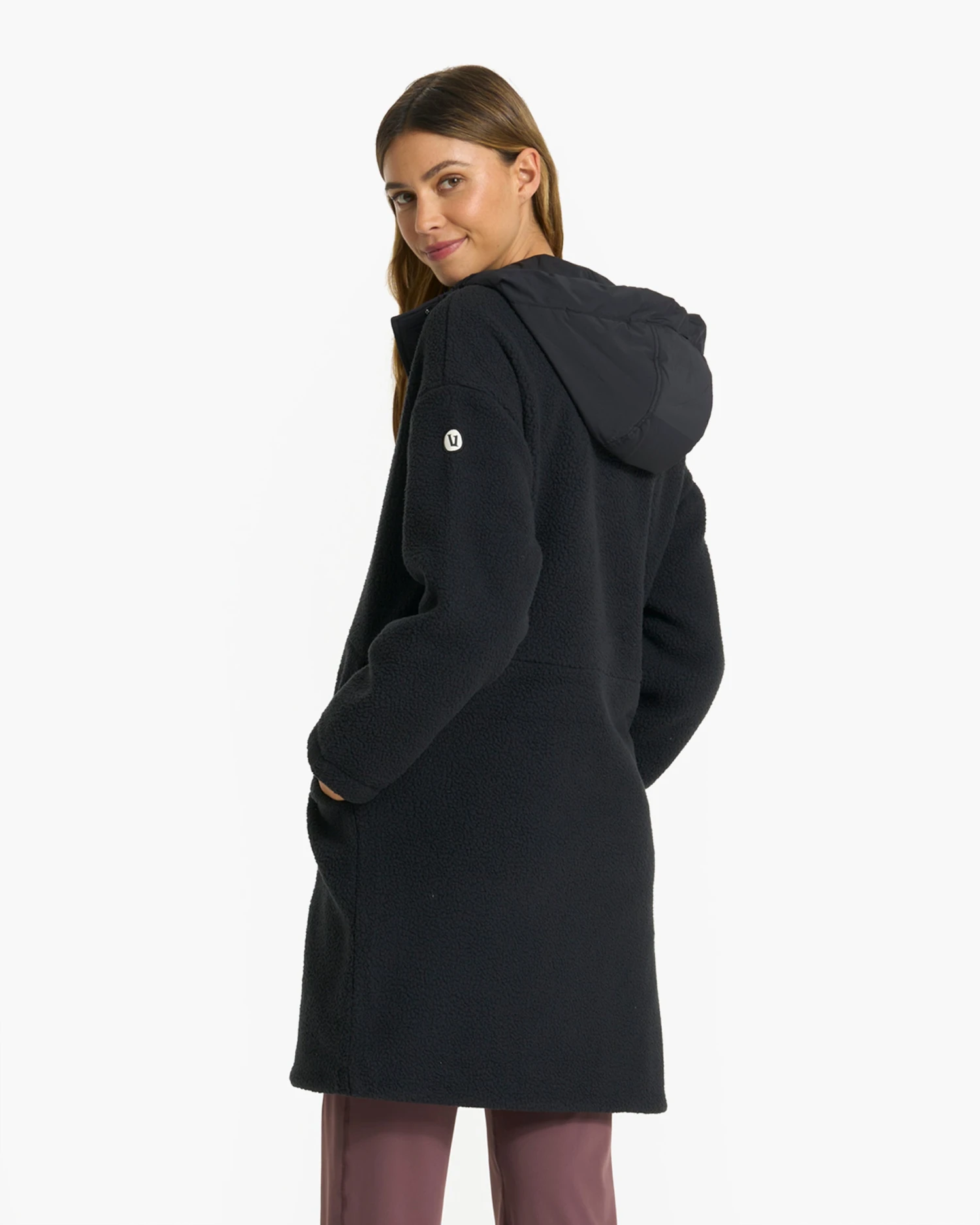 Sherpa Hooded Trench | Black - Image 4