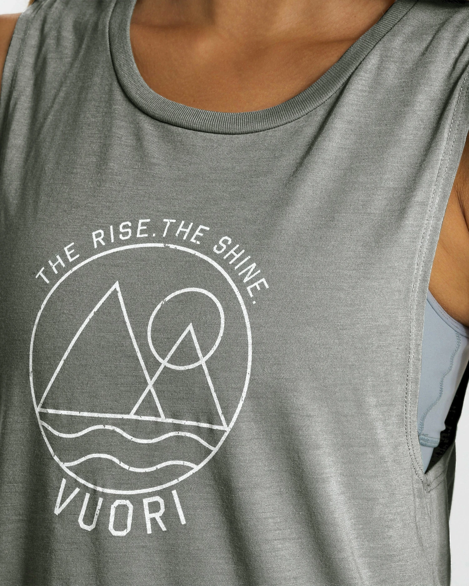 The Rise The Shine Tank | Dusty Pine - Image 4