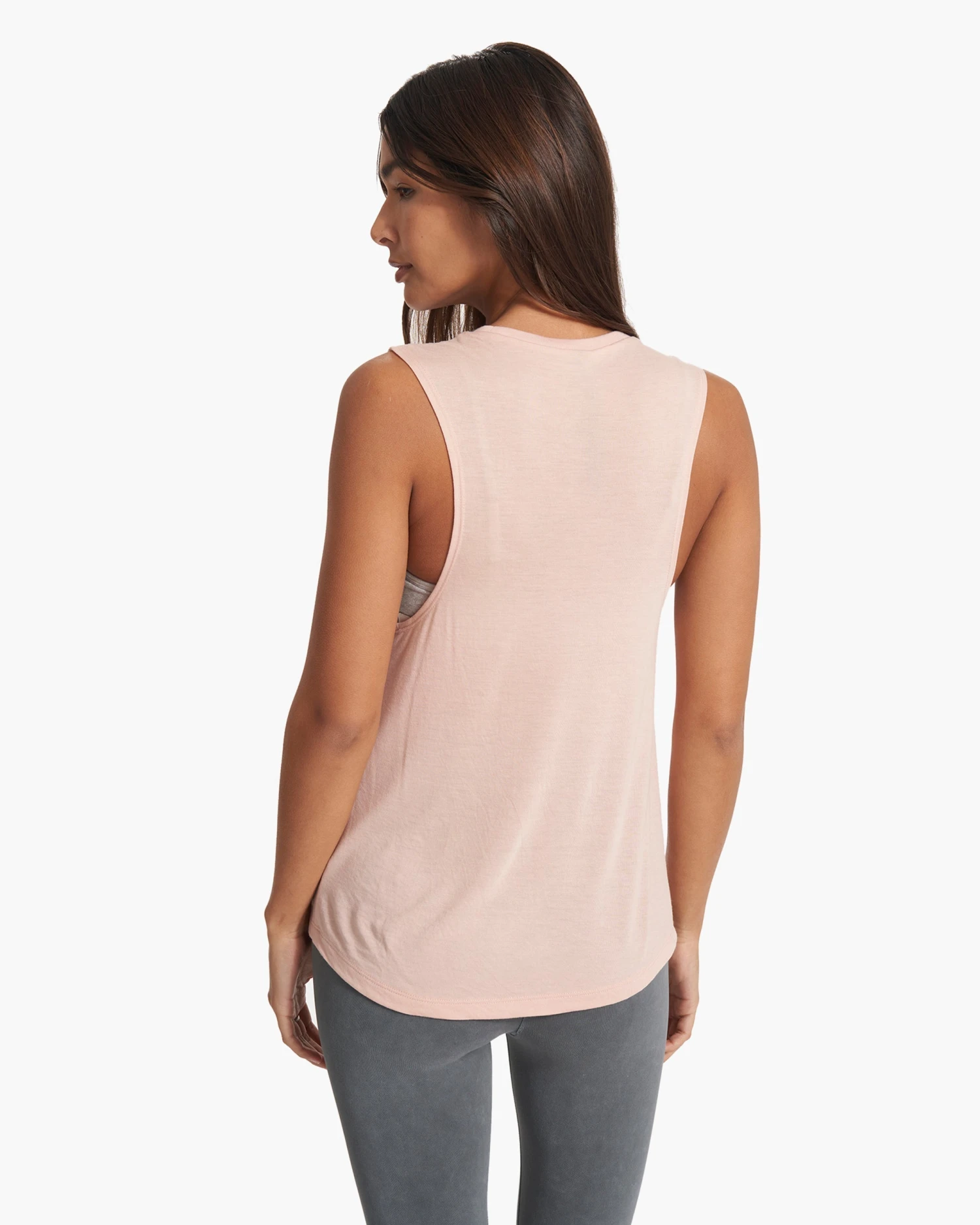 The Rise The Shine Tank | Peach Heather - Image 3
